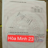Bán đất đường Hòa Minh 23 - View trung tâm Thương Mại